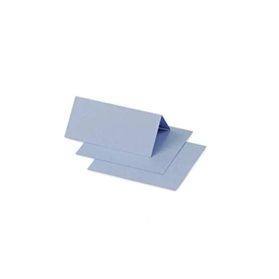 Abbildung von Clairefontaine 75039C Packung mit 25 Tischaufsteller Pollen, 85x80 mm, gefaltet, Lavendelblau