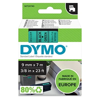 Abbildung von Dymo 40919 (S0720740) (9 mm) Schwarz bis grün Tape
