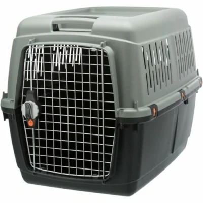Abbildung von TRIXIE Hunde Transportbox Be Eco Giona anthrazit/grau grün