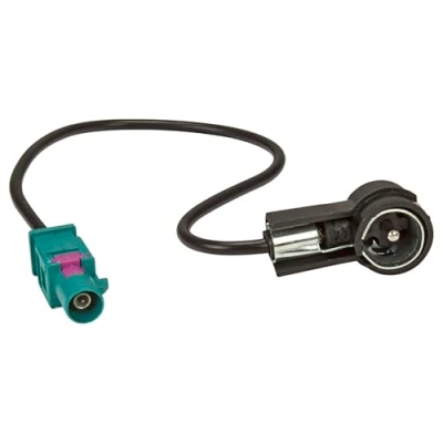 Abbildung von tomzz Audio 1500 031 Fakra (M) Antennenadapter Stecker auf ISO kompatibel mit Audi BMW Citroen Dacia FIAT Opel Peugeot Renault Seat Skoda VW