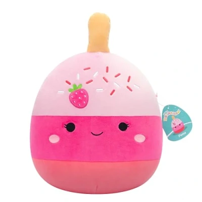 Abbildung von Squishmallows SQCR06573 Pama der Erdbeer Cakepop 30 cm, offizielles Jazwares Plüsch, superweiches Kuscheltier