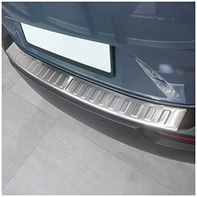 Abbildung von teileplus24 L707 Ladekantenschutz V2A Edelstahl kompatibel mit Mazda MX 30 DR 2020 Abkantung, Farbe:Silber gebürstet