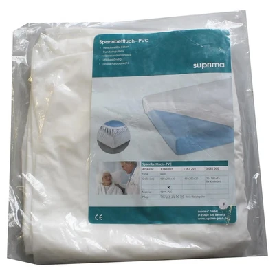 Abbildung von Suprima Spannbetttuch 3063 PVC weiß 1 St
