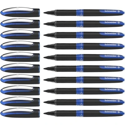 Abbildung von Schneider 183603 One Sign Tintenroller (dokumentenecht, Strichstärke 1 mm) blau, 10er Pack