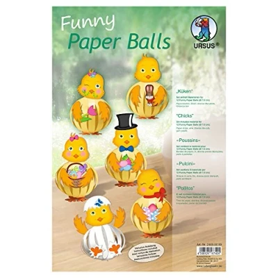 Abbildung von Ludwig Bähr Funny Paper Balls &#039;Küken&#039; Set für 12