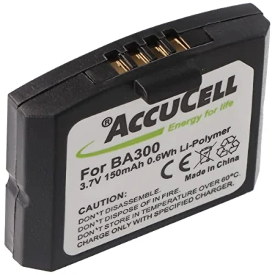 Abbildung von Akku passend für Sennheiser RS4200 Li Polymer 500898, BA 300, HC BA300, NCI PLS100H, P/N 523306 150mAh