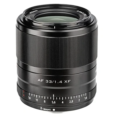 Abbildung von VILTROX 33mm F1.4 Fuji X Objektiv Autofokus Festbrennweite für Fujifilm Mount Kamera T30 T4 T3 Pro3 Pro2 H1 T200 E2 A1 Schwarz