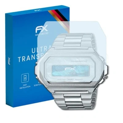Abbildung von atFoliX Schutzfolie kompatibel mit Casio A1000D 7EF Folie, ultraklare FX Displayschutzfolie (3X)