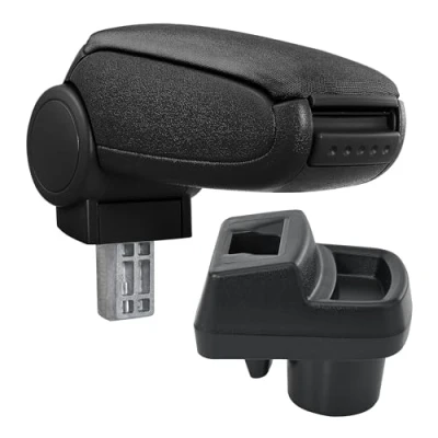 Abbildung von pro.tec Armlehne, Opel Corsa F (2019) mit Fach Textil Schwarz schwarzen Nähten
