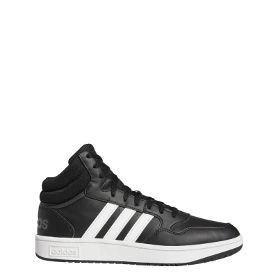 Abbildung von adidas Herren Hoops 3.0 Mid Lifestyle Basketball Classic Vintage Shoes Schuhe, Core Black/Cloud White/Grey Six, 37 1/3 EU