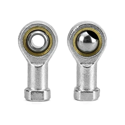 Abbildung von QWORK® 2 Stück 8mm Gelenkkopf Gelenklager, M8 x 1.25 Gelenklager Metrisch Innengewinde Rechtsgewinde selbst schmierend für Sphärische Gleitstangenenden