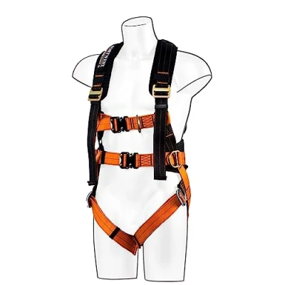 Abbildung von Portwest Ultra 3 Punkt Geschirr, Farbe: Schwarz/Orange, Größe: S/M/L, FP73K1RS/M/L