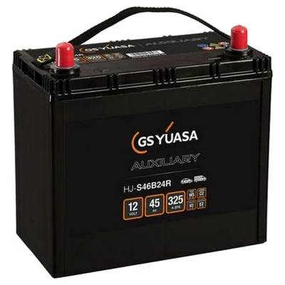 Abbildung von Yuasa HJ S46B24R 12V 45Ah 325A GS Hilfsbatterie AGM