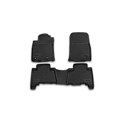 Abbildung von Element Gummimatten Passgenaue Fußmatten Toyota Land Cruiser 150 2013 2015 5sitze 4tlg, Schwarz