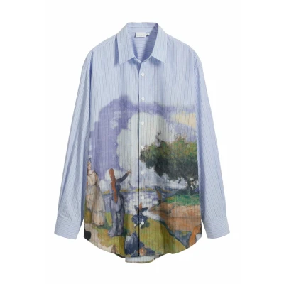 Abbildung von Desigual Hemd, Herren, Größe: Large, Blue
