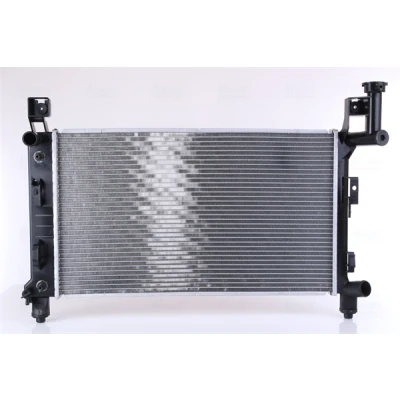 Abbildung von NISSENS 60992 Kühler, Motorkühlung Aluminium 654 383 32 Kühlrippen gelötet