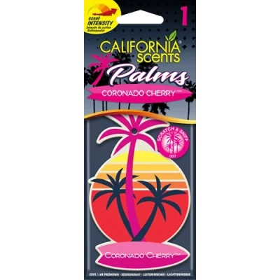 Abbildung von AUTOCARE CALIFORNIA SCENTS AC CS AMBIENTADOR COCHE Palmera Papel 1UD Cereza