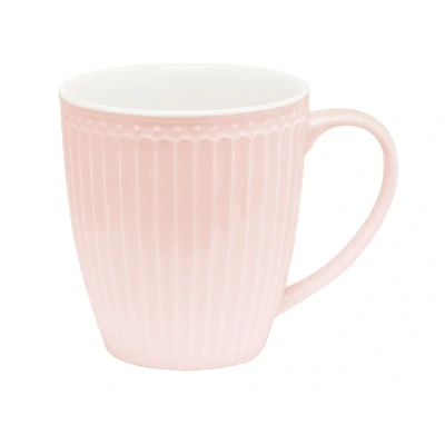 Abbildung von Greengate Alice Becher mit Henkel pale pink 0,4 l