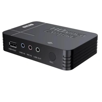 Abbildung von A32DS Video Game Capture Recorder HD Videoaufnahme 1080P professionelle HDMI/AV Rekorder TV, Card Switch Grabber Streaming Zubehör