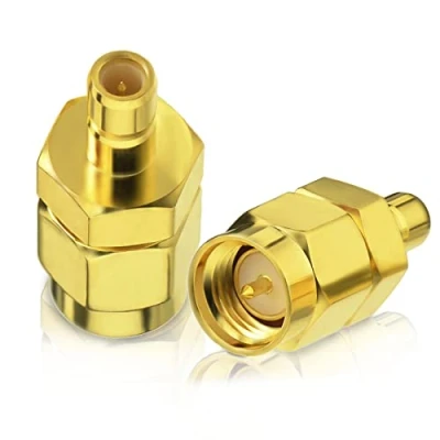 Abbildung von Bingfu DAB Antenne SMA Adapter Stecker zu SMB Buchse 2 Stücke kompatibel mit Autoradio Clarion Jvc Pure Alpine Pionner Kenwood MEHRWEG