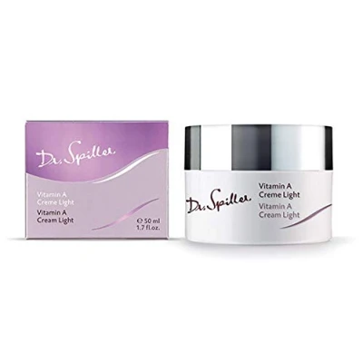 Abbildung von Dr. Spiller Vitamin A Creme Light Für anspruchsvolle und regenerationsbedürftige Haut ein verfeinertes Hautbild Belebt Ihre