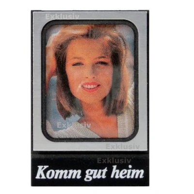 Abbildung von KFZ Auto Bilderrahmen aus 1980 mit Halter KOMM GUT HEIM
