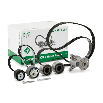 Abbildung von INA 530 0764 30 Wasserpumpe + Zahnriemensatz mit CITROËN: C5 III Kombi, C6 Limousine, 3, PEUGEOT: 407 SW, 607 Limousine
