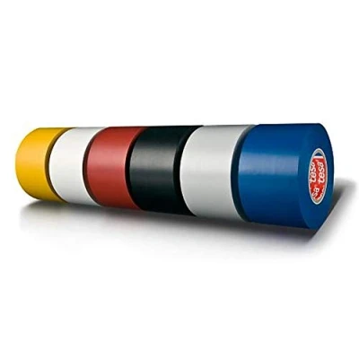Abbildung von 5 x Tesa Abdeckband tesaflex Premium 4163 19mm 33m gelb
