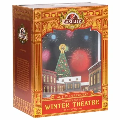 Abbildung von BASILUR Wintertheater ACT IV Schwarzer Blatt Tee, Ceylon Orange Pekoe 75g (x1, Winter Theatre IV)
