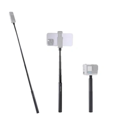 Abbildung von PGYTECH Ausziehbarer Selfie Stick 96cm/37,8inch Aluminium Langstange Unsichtbar für Insta360 Verlängerungs Monopod Kompatibel mit GoPro 13/12 DJI OSMO Pocket 3 Action 4 AKASO Kamera Zubehör