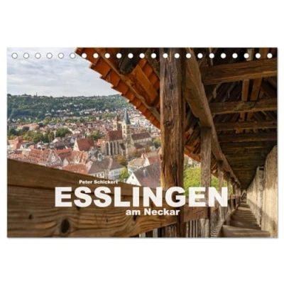 Abbildung von Esslingen am Neckar (Tischkalender 2025 DIN A5 quer), CALVENDO Monatskalender