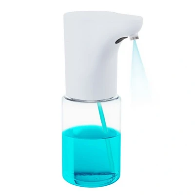 Abbildung von ProMedix Automatischer Seifenspender 300ml mit Infrarot Sensor Automatikspender für Flüssigseifen, Desinfektionsmittel, Duschgels und Shampoos Elektronischer (Weiß)