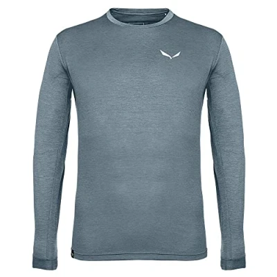 Abbildung von Salewa PUEZ DRY TEE Langarmshirt, Herren, Größe: 54, Java blue melange
