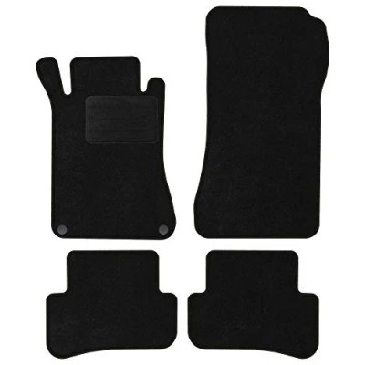 Abbildung von TEXER Textil Fußmatten Passend für Mercedes Benz CLK A209 Bj. 2002 2009 Basic