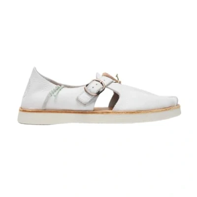 Abbildung von Satorisan Benirras Premium Sandalen Herren und Damen Flache Leder Farbe White Größe 43