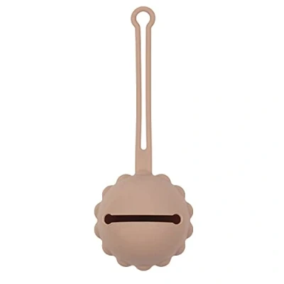 Abbildung von Nattou Schnullerhalter aus Silikon, Praktisches Schnuller Etui für alle Modelle, BPA frei, Ca. 18 cm, Silicon, Rosa