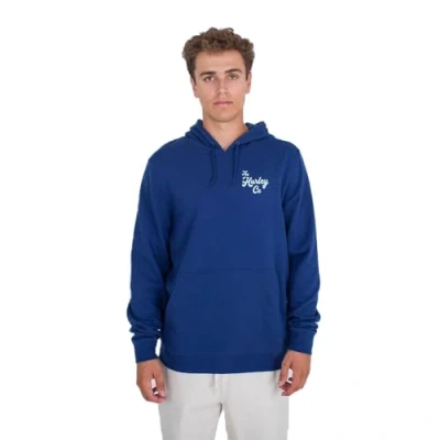 Abbildung von Hurley Herren Ukelele Fleece Po Pullover Sweater, Blue Void, L