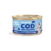Abbildung von Edgard&amp;Cooper Kitten Stckchen 85 g Katzenfutter Kabeljau&amp;Huhn...