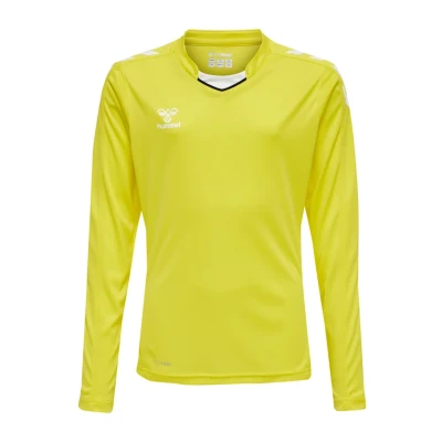 Abbildung von Hummel Hmlcore XK Langarmshirt für Kinder, Größe: 116, Blazing yellow