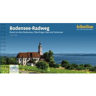 Abbildung von Bodensee Radweg: Rund um den Bodensee, Überlinger See und Untersee. 1:50.000, 265 km, GPS Tracks Download, LiveUpdate (Bikeline Radtourenbücher)