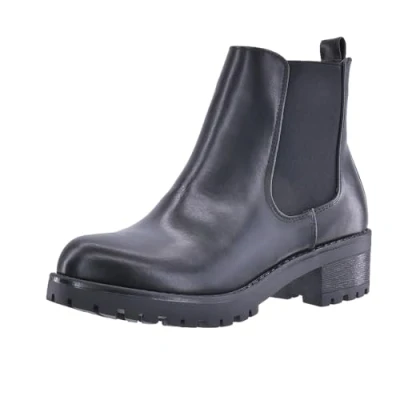 Abbildung von Elara Damen Stiefeletten Chelsea Boots Chunkyrayan S160 Black 40