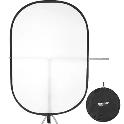 Abbildung von AMBITFUL Soft Light Board Fotografie Studio Beleuchtung Reflektor Pop Out Faltbare Diffusor Disc Panel mit Tragetasche für Videoaufnahmen (100x150cm)