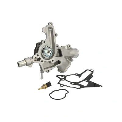 Abbildung von HEPU P334T Wasserpumpe inkl. Dichtungssatz mit Motortemperaturfühler mechanisch OPEL: Corsa D Schrägheck, C Meriva A