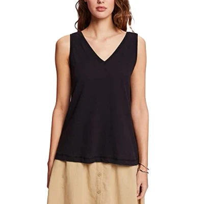 Abbildung von ESPRIT Damen 033ee1k332 T Shirt, 001/Black, XXS