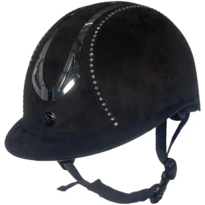 Abbildung von HKM Damen Illusion Diamond Reithelm, Schwarz, 58 60 cm