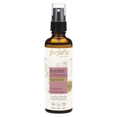 Abbildung von Farfalla Essentials AG Gesichtspflege Rosenblüte Bio Pflanzenwasser, 75 ml
