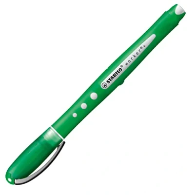 Abbildung von Tintenroller STABILO worker+ colorful medium 10er Pack grün