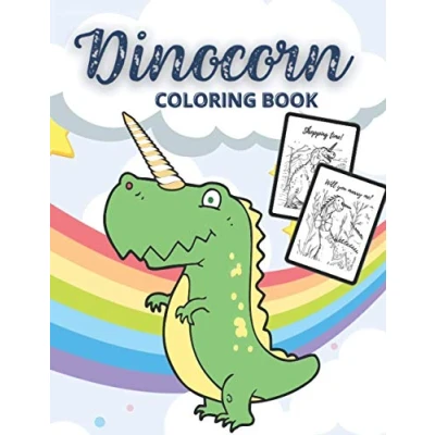 Abbildung von Dinocorn Coloring Book: for Adults and Kids All Ages!