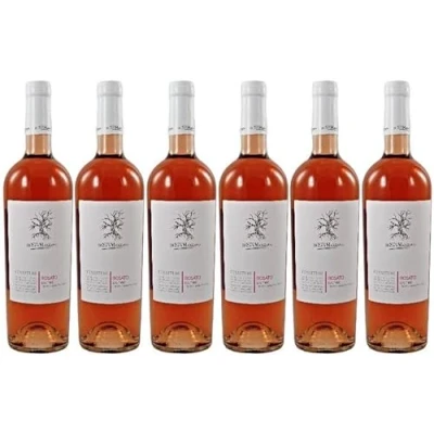 Abbildung von 6 Flaschen I Tratturi Rosato Salento IGT 2023 von Feudi di San Marzano im Sparpack (6x0,75l), trockener Roséwein aus Apulien