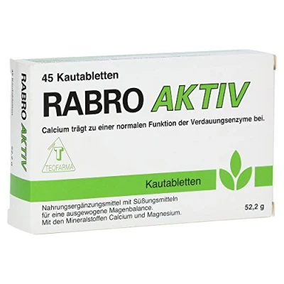 Abbildung von Rabro Aktiv Kautabletten 45 St